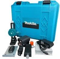 Лазерний 4D 16-лінійний зелений нівелір Makita SKR200Z 24V 5Ah, самовирівнюється рівень Макіта для вимірювання перетину 16 променів на 360 в кейсі