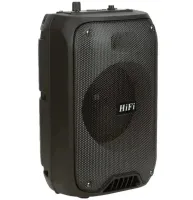 TMG HiFi RX-6168 10W Wireless Bluetooth Speaker with Microphone and RGB LED Backlight, Rechargeable Bluetooth Speaker USB AUX for Android IOS Black