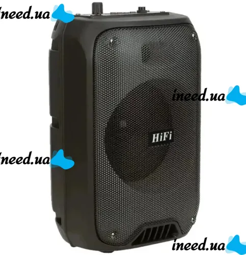 TMG HiFi RX-6168 10W Wireless Bluetooth Speaker with Microphone and RGB LED Backlight, Rechargeable Bluetooth Speaker USB AUX for Android IOS Black