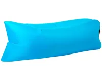 Inflatable sunbed Lamzac Hangout 210x90 cm beach mattress with pocket and peg hammock Lamzac Beach sofa bag up to 200 kg for relaxing in the country
