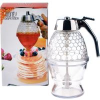 Диспенсер для меда Honey Dispenser ручной дозатор 200 мл, емкость колба для соусов, карамели, варенья, диспенсер-дозатор на подставке 10*15 см