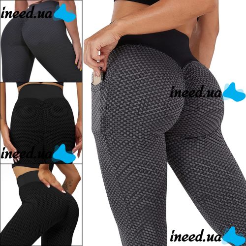 Women's Sports Leggings Staples Scrunch Bum Black with High Waist and Push-up Effect Slimming Seamless Leggings for Fitness push up