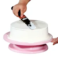 Обертається підставка Cake Turntable для виготовлення та декорування торта 28 см Тортівниця, поворотний стіл піднос для прикраси торта 360 градусів