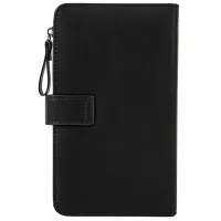 Жіночий гаманець клатч Baellerry Miracle JC224 Black з відділенням для телефону на кнопці, жіноче портмоне на 17 відділень для купюр і монет Чорний