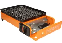 Настільна газова гриль плита Blue Shield BDZ-290A 2200W на 1 конфорку, одноконфорочная плитка барбекю з автоматичним п'єзопідпалом і шампурами