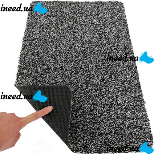 Супер впитывающий коврик Clean Step Mat придверный напольный ковер 70Х45 см в прихожую и ванную для впитывания грязи и влаги из микрофибры для обуви