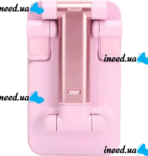 Desktop Stand Holder with Mirror Folding desktop phone stand PD-C06 for Tablet Phone, Folding Transformer for Smartphone AND196 Pink
