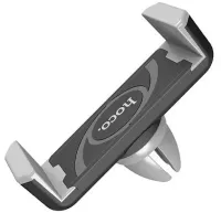 Universal Hoco CPH01 Phone Holder 5.5-8.5cm in Car Ventilation Deflector, Hoco Clip-on Car Holder in Smartphone Air Duct Grey