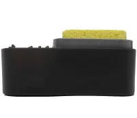 Натискний диспенсер органайзер Soap pump caddy для миючого засобу і кухонної губки 300мл, підставка для губок з мильницею дозатором Чорний