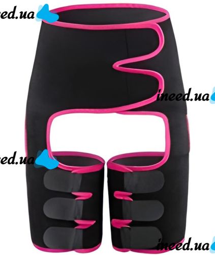 Corrective Belt Retainer Adjustable One Piece Waist Band JN-79 for Weight Loss and Waist Correction, Fat Burning Corset for Sports Black