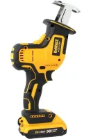 Акумуляторна шабельна пила DeWalt DCS312NT 24V 2 акумулятори і 4 пили для різання металу дерева, Електропила лобзик з набором полотен у кейсі