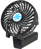 Ручний міні вентилятор Handy Mini Fan WX - 6508 USB акумуляторний настільний вентилятор трансформер зі складною ручкою і знімним акумулятором