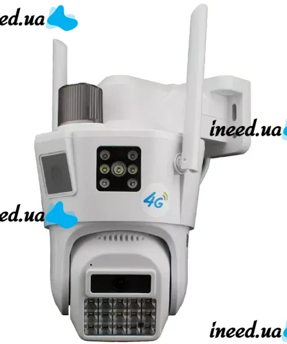 Outdoor Wi-Fi Surveillance Camera with 3 Lenses Smart Camera SD-39 with Motion Sensor, Rotatable Triple Wi-Fi Camera with Night Shooting