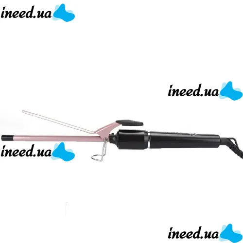 Gemei GM-2825 ceramic pro 9mm professional thin curling iron for small curls, Tourmaline-coated Afro, Gemmy Curling Iron