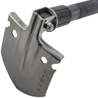 Multifunctional sapper Shovel Multitool Adimanti ES-118 10in1 Tourist HK001 with attachments axe knife saw Cullet with Cover for Survival