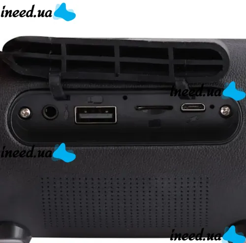 Бездротова Bluetooth колонка T & G TG165C з RGB LED підсвічуванням і функцією Power Bank, акумуляторна блютуз акустика SPS UBL USB AUX для Android IOS