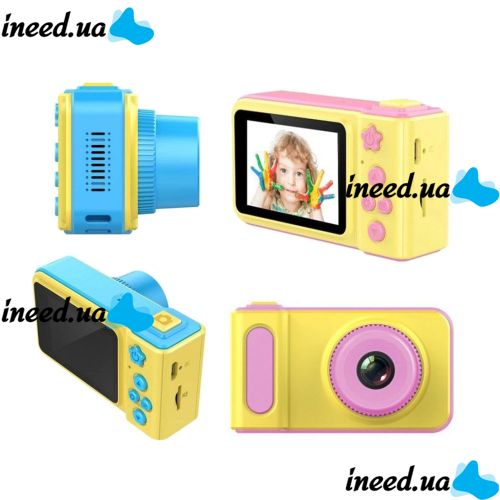 Детский цифровой фотоаппарат Photo Camera Kids T1 / V7, Детская USB фото камера с записью видео, играми и цветным экраном DVR Baby Camera