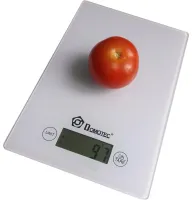 Domotec MS-912 Kitchen Electronic scales from 1 g to 7 kg, MX-402 Rectangular sensor scales with a flat platform for weighing products White