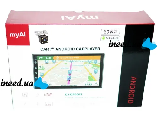 Універсальна автомагнітола MP5 CJ CP606 BT Android 8.0 2G - 16G 2DIN плеєр з USB і SD з короткою базою, автомобільна магнітола програвач в машину