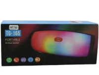 Бездротова Bluetooth колонка T & G TG165C з RGB LED підсвічуванням і функцією Power Bank, акумуляторна блютуз акустика SPS UBL USB AUX для Android IOS
