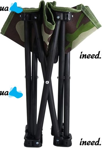 Туристична складна табуретка Stool Folding Table ZDY01 до 130 кг з чохлом, Розкладний стілець 28x28x24 см для риболовлі та пікніка Камуфляжний