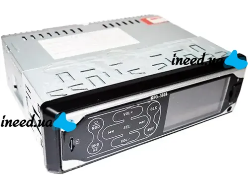 Car stereo ISO Pioneer MP3-3884 car stereo with touch buttons