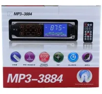Car stereo ISO Pioneer MP3-3884 car stereo with touch buttons