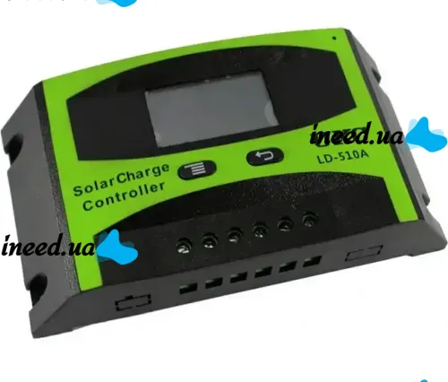 Сонячний контролер UKC LD-510A 10A c Lcd дисплеєм Solar Charge controller для сонячних панелей установок