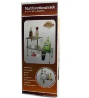 Multifunctional rack for household chemicals and cosmetics made of stainless steel Multifunctional Rack