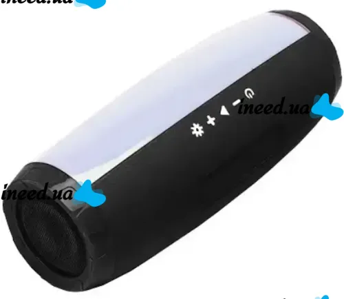 Бездротова Bluetooth колонка T & G TG165C з RGB LED підсвічуванням і функцією Power Bank, акумуляторна блютуз акустика SPS UBL USB AUX для Android IOS