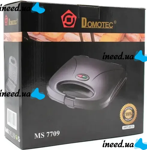 Sandwich maker, sandwich grill Domotec MS-0709