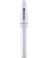 Wireless Manicure and Pedicure Cutter Salon Shaper 5 Nozzles, Manicure Set Nail Grinder Salon Shaper Battery Powered White