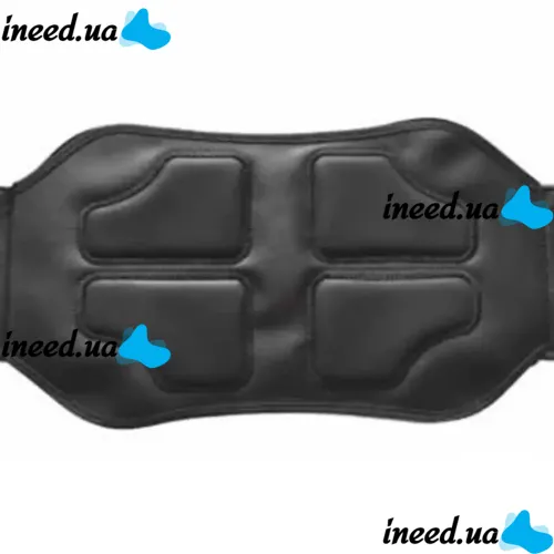 Electric Abdominal Stimulator Belt Abdominal Toning Belt NY-82, Massager Myostimulator W24 for Abdominal Muscles with 6 Modes from USB Black