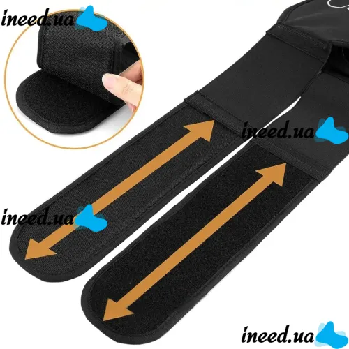 Electric Abdominal Stimulator Belt Abdominal Toning Belt NY-82, Massager Myostimulator W24 for Abdominal Muscles with 6 Modes from USB Black