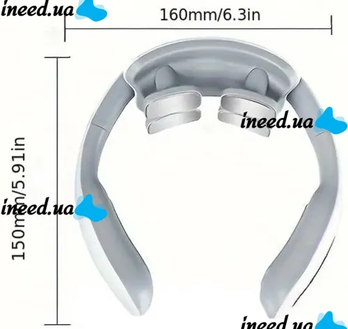 Electric Pulse Muscle Stimulator Neck Massager Smart Neck Massage MD-066 with USB 1200 mAh, Multifunctional Electric Muscle Massager MD-061