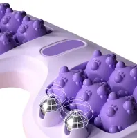 Роликовий масажер для ніг Cat Claw Style Foot Massager рефлексотерапевтичний для масажу стоп з магнітними кульками для зняття стресу і втоми