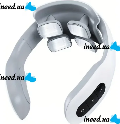 Electric Pulse Muscle Stimulator Neck Massager Smart Neck Massage MD-066 with USB 1200 mAh, Multifunctional Electric Muscle Massager MD-061