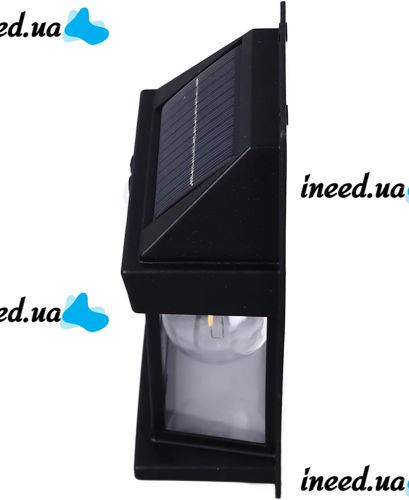 Уличный настенный светильник COBA Solar Wall Lamp HW-666-1W на солнечной батарее, Аккумуляторная фасадная лампа с датчиком движения KT-666