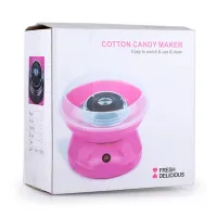 Мини аппарат для сладкой ваты Cotton Candy Maker GCM-520, Розовый, Машинка для сахарной ваты 500W, Сладкая вата для дома