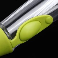 Багатофункціональна щітка з дозатором для чищення та миття посуду Automatic liquid Cleaning Brush DMZ-8890, щітка губка з насадками і ручкою салатова