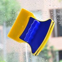 Двостороння магнітна щітка для миття вікон з двох сторін Cleaning Double Side Glass Cleaner, магнітний скребок двостороннього миття скла