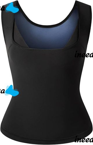 Women's Slimming Sweat Shaper Women's Slimming T-shirt with Sauna Effect, Sauna T-shirt for Sports for Women M/L XL/XXL Black