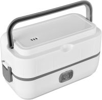 Електричний ланч бокс Cooking Lunchbox DFH-C01 200w 1,2 л для підігріву і приготування їжі з 2 чашами, харчової судочок контейнер для їжі від мережі