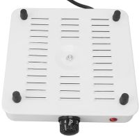 Електрична настільна спіральна плита на одну конфорку Domotec MS-5801 1000W, одноконфорочная електроплита 1000Вт з термостатом на 5 положень