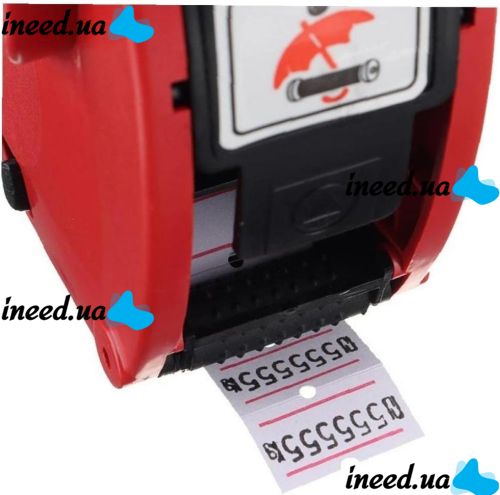 Single-line etiquette pistol EOS5500 for sticker price tags and labels, Hand gun for price marking, Marker 1 line of 8 digits