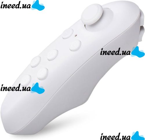 Joystick for VR BOX Goggles Controller T2 Bluetooth Gamepad, Universal Remote Control for Virtual Reality Goggles Android PC, iOS White