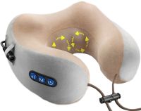 Беспроводная массажная подушка Gelius Smart Pillow Massager GP-PM001 для снятия усталости и напряжения шеи с подогревом и вибрацией на аккумуляторе