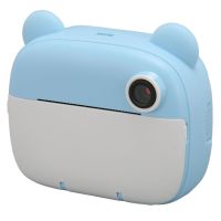 Детский фотоаппарат с мгновенной печатью DIY Instant Digital Camera M3 3 в 1 цифровая камера полароид для фото и видео на аккумуляторе Голубой