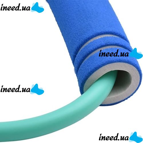 ProsourceFit LX-08 tubular resistance band for pull-ups, tourniquet, fitness, exercise eight with soft grips medium load up to 9 kg