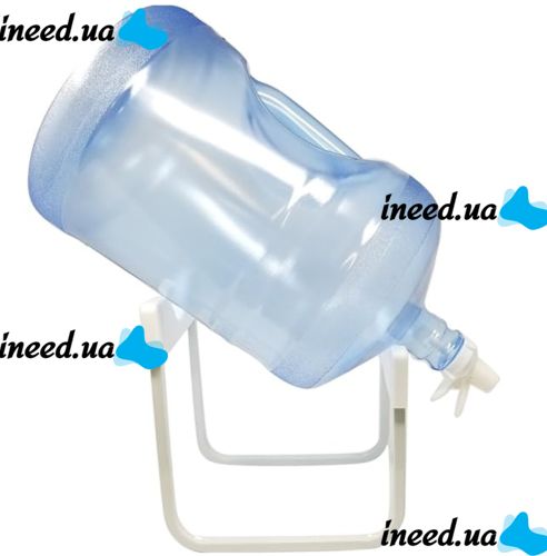 OWN-KC-513 Tilting tabletop 19 liter Bucket rack with water filling tap, Metal bottle holder AND103-1